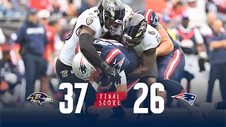 INSTANT REACTION Turnovers cost Patriots in 3726 loss to Lamar Jackson Ravens  Postgame Live [upl. by Dail]