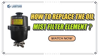 How to replace the oil mist filter element？ [upl. by Eelesor]