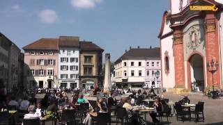 Bad Säckingen mit Holzbrücke Rhein [upl. by Sherj]