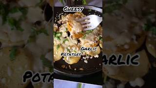 Cheesy potatoes snacks youtubeshorts viralvideo [upl. by Aramak]