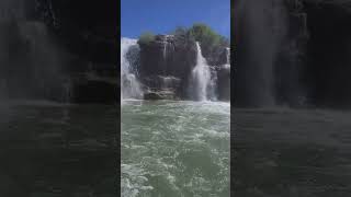 Lundbreck Falls on the Crowsnest 3 highway sw Alberta nature beautiful [upl. by Akiras]