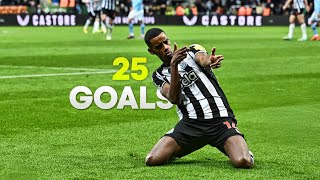 Alexander Isak  All 25 Goals for Newcastle So Far [upl. by Dranyl]