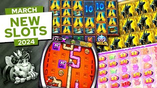 Big Wins on New Slots March 2024 [upl. by Naujtna]