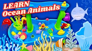 Learning Video for Toddlers Learn Ocean Animals Names  Fun amp Educational Ocean Adventure for Kids [upl. by Ocker]