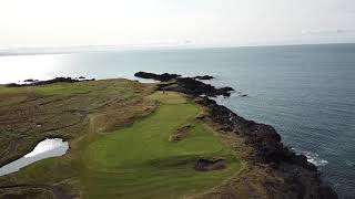 Brautarholt GC hole 3 Rorys tee shot [upl. by Neal254]