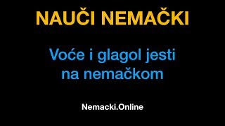 Nemački jezik 13  voće i glagol jesti na nemačkom NemackiOnline [upl. by Lucias]