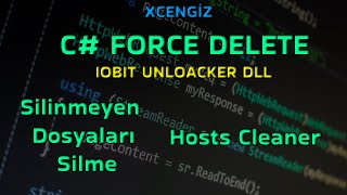 C Hosts Force Delete Silinmeyen DosyaKlasör Zorla Silme [upl. by Eiramlirpa540]