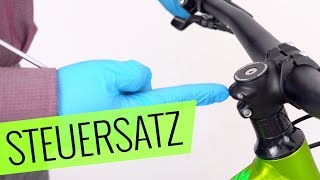 STEUERSATZ einstellen  einfach amp schnell  Fahrradorg [upl. by Pestana]