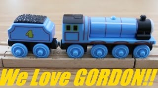 Thomas amp Friends Introducing Talking Gordon Wooden Railway [upl. by Acissev]