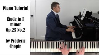 Chopin Etude in F minor Op25 No2 Tutorial  ProPractice by Josh Wright [upl. by Enel712]