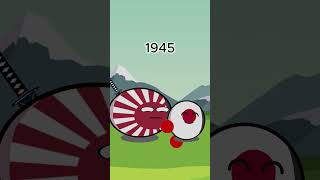 Empire of Japan and Japan now countryballs japan 1945 [upl. by Ylesara]