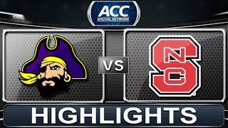 2013 ACC Football Highlights  East Carolina vs NC State  ACCDigitalNetwork [upl. by Sitsuj]