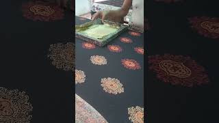 Master block printing 🎨 Create beautiful personalized fabric designs with this easy to follow tut [upl. by Hpesoj]