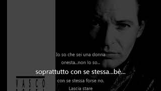 VASCO ROSSI Ridere di te con testo [upl. by Renat]