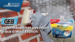 Imperméabiliser vos murs grâce à MAXI Étanch  GEB [upl. by Ahsoyem]