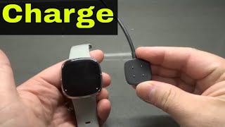 How To Charge A Fitbit SenseStep By Step Tutorial [upl. by Nihs]