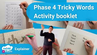 Tips for Using the Phase 4 Tricky Words Activity Booklet [upl. by Wales797]