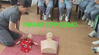 Part 2 INFANT CPR caregiving ncii demonstration [upl. by Ssirk792]