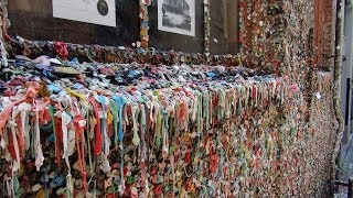 Seattle Washington  Gum Wall HD 2014 [upl. by Salohci]