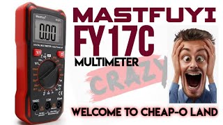 MASTFUYI FY17C CHEAPO Multimeter Review amp Teardown [upl. by Nadya]