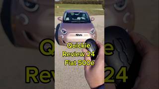 Quick review 24 Fiat 500e fiat fiat500e fiat500 ev automobile [upl. by Yenmor445]