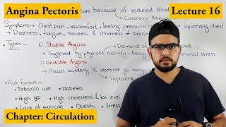 Angina  Angina pectoris Cardiovascular Disorders  Chapter circulation Video 16 [upl. by Erodasi]