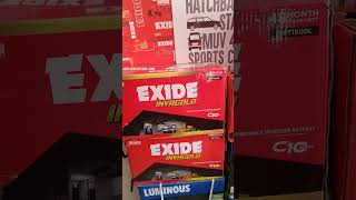 INVERTER BATTERY  EXIDE INVAGOLD 150 AH 3612 WARRANTY [upl. by Ycats]