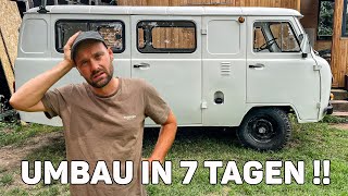 Ich ZIEHE in diesen UAZ BUCHANKA und baue ihn gleichzeitig um [upl. by Eetnahc]