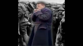 Shell shocked soldier sees his hat after WW1 edit war ww1 [upl. by Katt94]