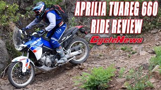 In Depth Aprilia Tuareg 660 Ride Review  Cycle News [upl. by Seaton]