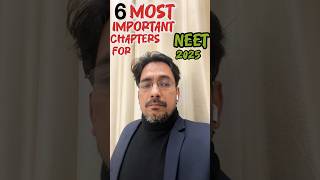 NEET 2025  6 most important CHEMISTRY chapters neet2025 neetupdates [upl. by Adiuqal573]