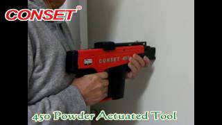 CONSET450 Powder Actuated Tool [upl. by Daniels]