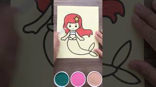 Sand painting mermaid [upl. by Wilterdink312]