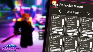 THE ALL NEW RENGOKU MACRO FOR ANIME VANGUARDS [upl. by Berwick]