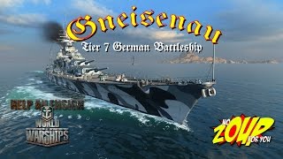 World of Warships Gneisenau Review [upl. by Lyris783]