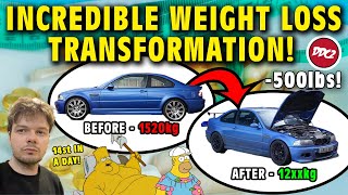 E46 M3 Incredible Weight Loss Transformation 500lbs [upl. by Maximilian861]