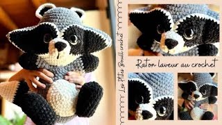 Comment faire un RATON LAVEUR au crochet [upl. by Anelim]