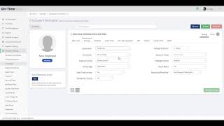 Setting Up Employees  Settings [upl. by Nosyaj5]