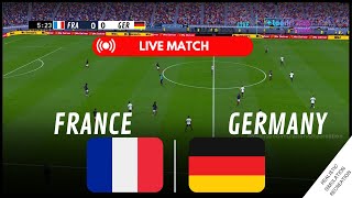 LIVE  FRANCE  ALLEMAGNE LIVE  MATCH AMICAL 2024  Match en Direct Simulation de jeu vidéo [upl. by Margery]