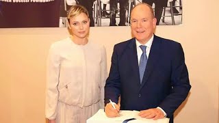 Princess Charlene De Monaco Full Of Joy Radiant On Alberts Arm In A €3000 Look [upl. by Fermin]