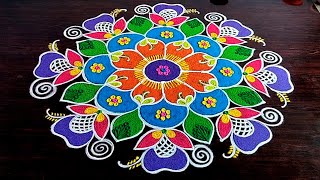 Sankranthi Rangoli Designs 🌹 Sankranthi Festival Rangoli 🌹 Sankranthi Muggulu 🌹 Sankranthi Kolam Ran [upl. by Stanwood604]