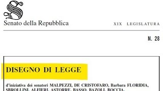 DISEGNO DI LEGGE N 28 SUL FINANZIAMENTO DELLE COMUNITA EDUCANTI [upl. by Nowyt274]