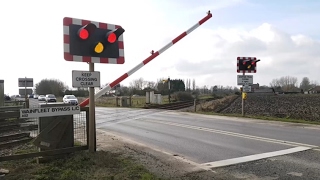 Wainfleet Bypass Level Crossing Lincolnshire [upl. by Chrysler759]