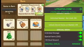 FarmVille 2 Mod APK 2218112 Unlimited coins and keys [upl. by Dorian584]