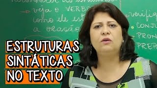 Estruturas Sintáticas no Texto  Extensivo Português  Descomplica [upl. by Iturk]