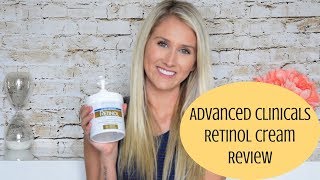 Advanced Clinicals Retinol Firming Cream Review [upl. by Avahc]