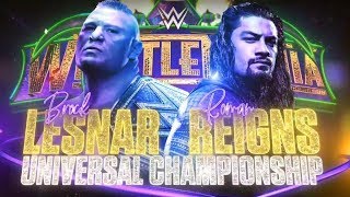 Brock Lesnar vs Roman Reigns WrestleMania 34 Full Match [upl. by Thekla779]