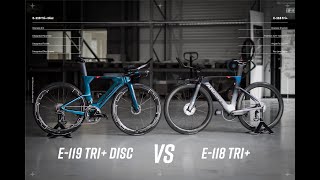 E119 Tri Disc VS E118 Tri   Argon 18 [upl. by Ecinnahs]