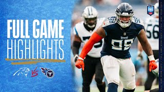 Tennessee Titans Highlights vs Carolina Panthers  Gameday Highlights [upl. by Wendin334]