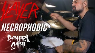 Slayer  Necrophopbic  Raphael Saini one take drum cover [upl. by Anyrak]